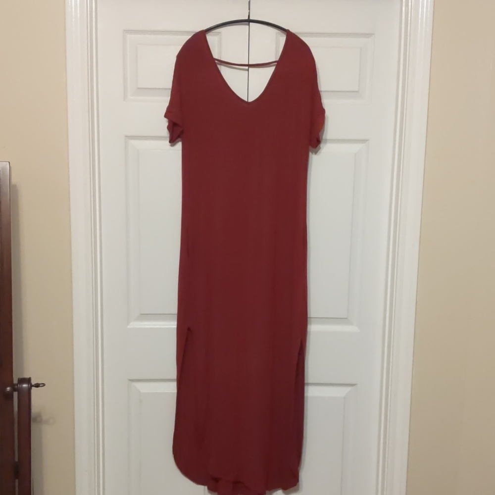 Double Slit Maxi dress👗